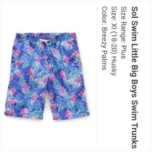 Sol swim Big boys xl 18/20 husky swim trunks
